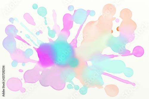 Wallpaper Mural colorful mixing on a paper Torontodigital.ca