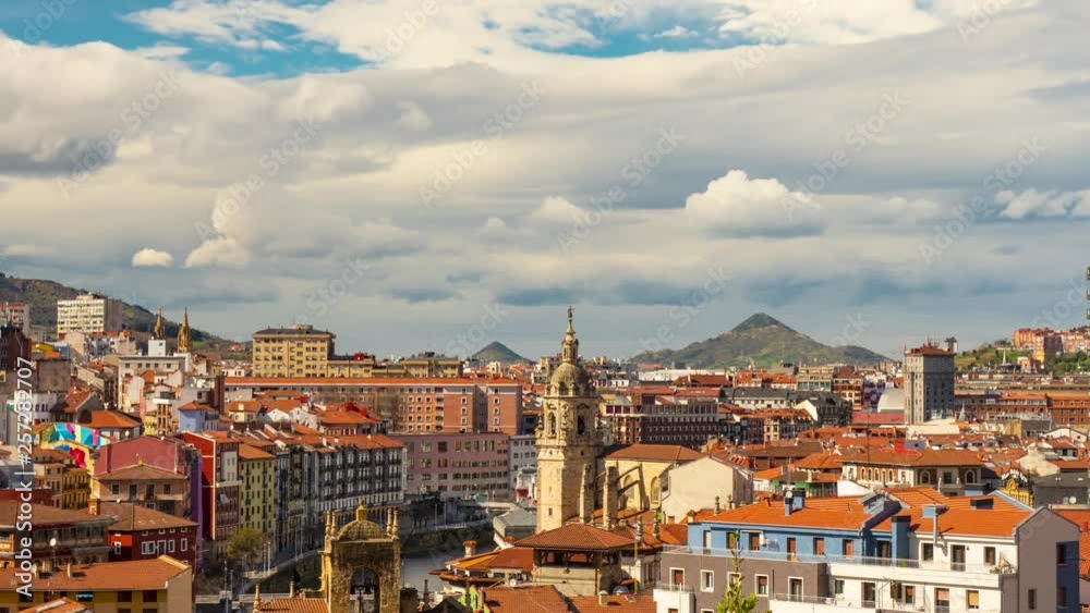 Time lapse of the city of Bilbao in the Basque Country Time lapse of the city of Bilbao in the Basque Country