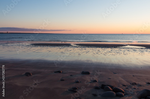 Wallpaper Mural Stony coast at sunset in Iceland Torontodigital.ca