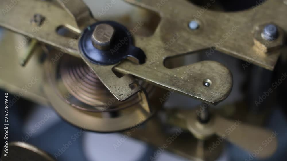 custom made wallpaper toronto digitalOld vintage clock mechanism working, closeup shot with soft focus. Close up of a internal clock mechanism. Vintage Watch Movement Macro.