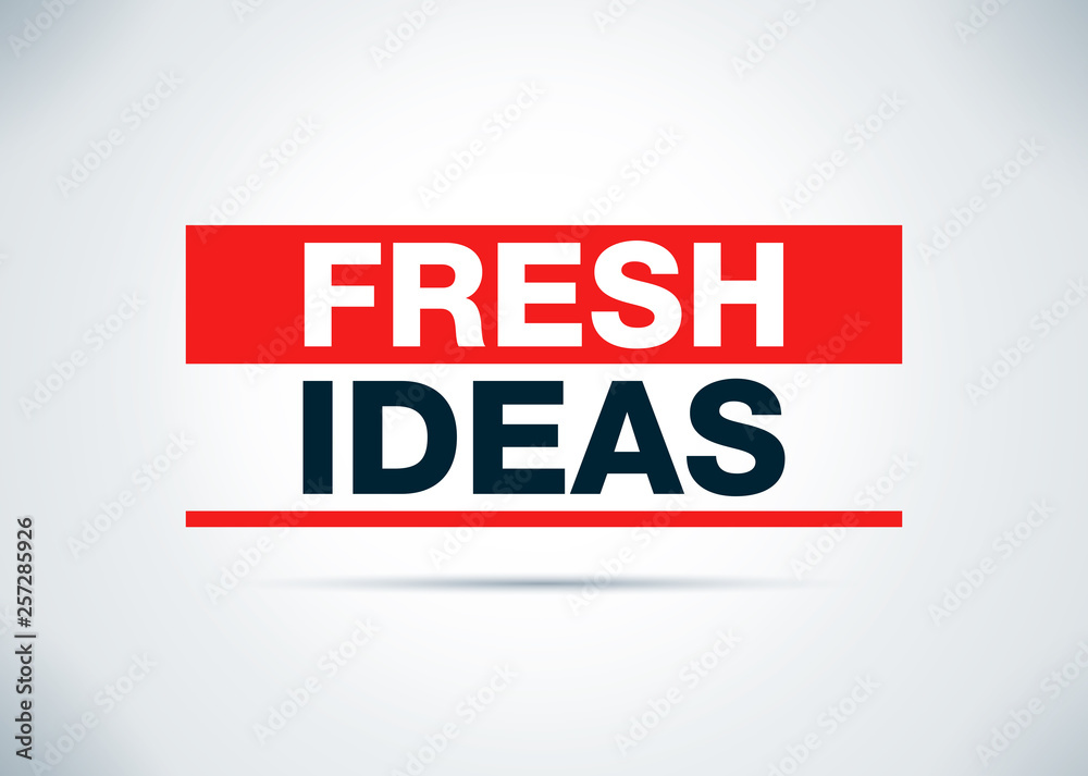 Obraz premium Fresh Ideas Abstract Flat Background Design Illustration