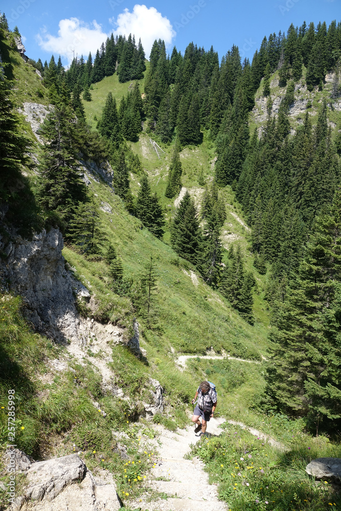 Aufstieg zum Laber bei Oberammergau