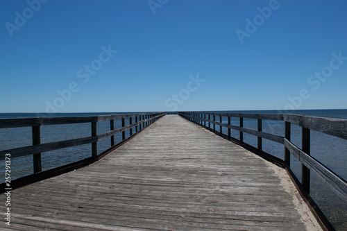 Pier on the Lake Huron