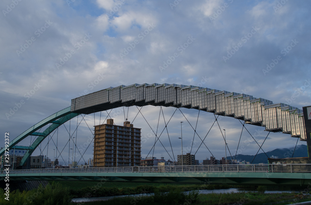 修理中の水穂大橋