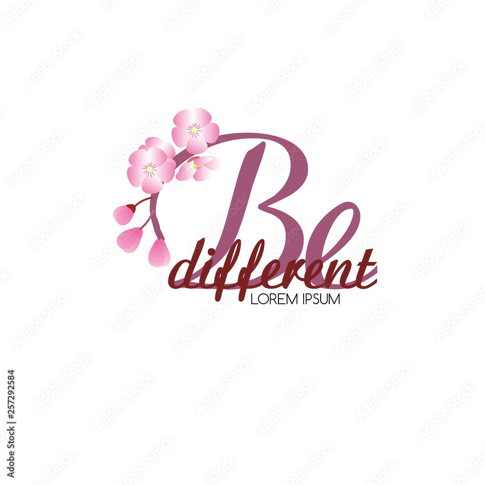 Logo for beauty salon, hairdresser, women's clothing store, perfume shop