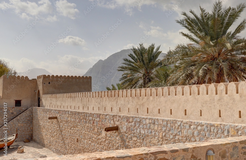 forteresse de Khasab (détroit d'Ormuz)