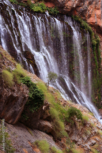 Kapuzbaşı Waterfall in Kayseri, Turkey
