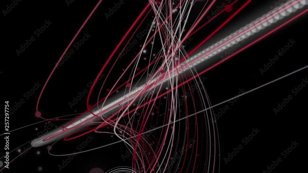 Powerful animation with stripe object and particles in slow motion, 4096x2304 loop 4K Powerful animation with stripe object and particles in slow motion, 4096x2304 loop 4K