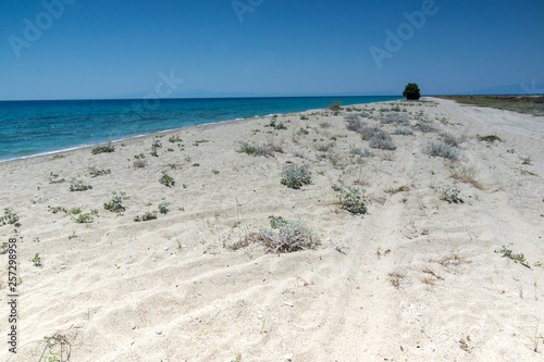 Famous Beach at Possidi Cape, Kassandra Peninsula, Chalkidiki, Central Macedonia, Greece photo