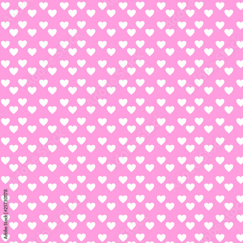 Vector background with hearts.