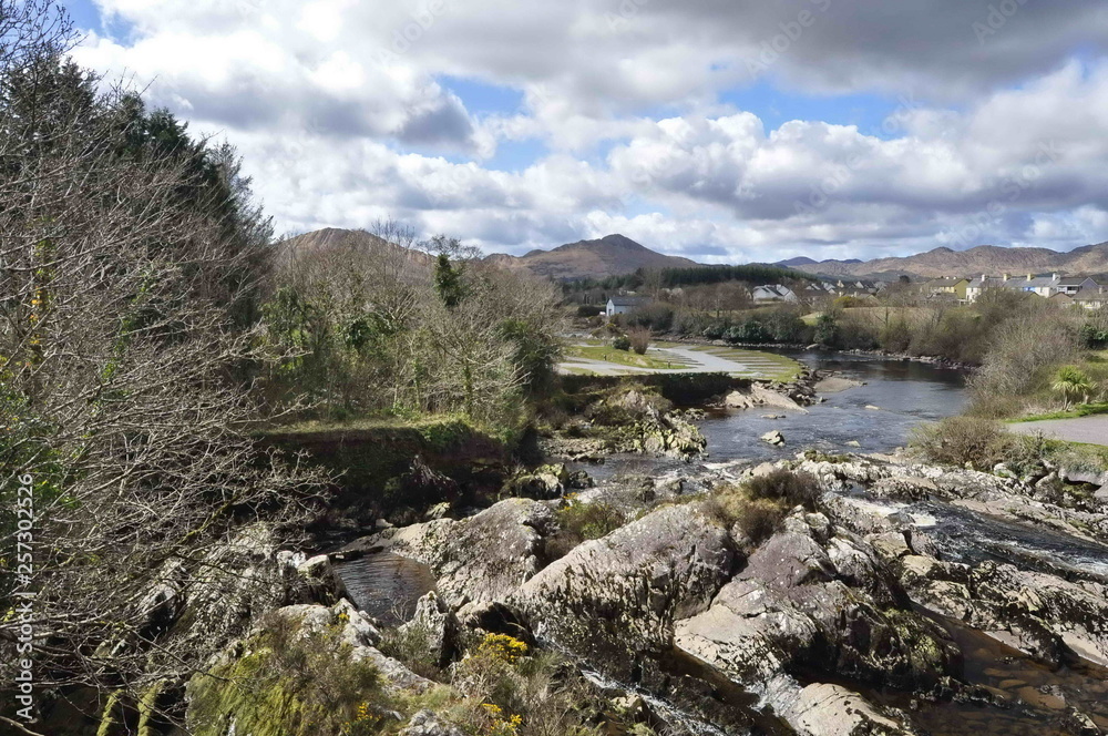 A View of Sneem River in Ireland A View of Sneem River in Ireland