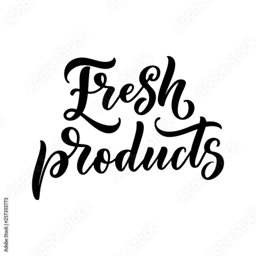 Lettering quote, great design for any purposes. Vector slogan. Tasty breakfast. Diet food. Pasture, healthy nutrition.