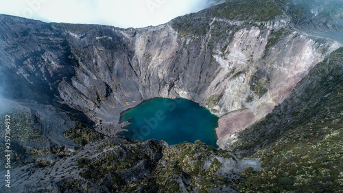 Irazu Volcano crater
