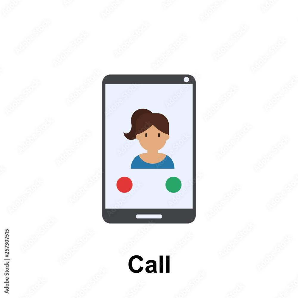 call, smartphone, female color icon. Element of friendship icon. Premium quality graphic design icon. Signs and symbols collection icon for websites, web design, mobile app call, smartphone, female color icon. Element of friendship icon. Premium quality graphic design icon. Signs and symbols collection icon for websites, web design, mobile app