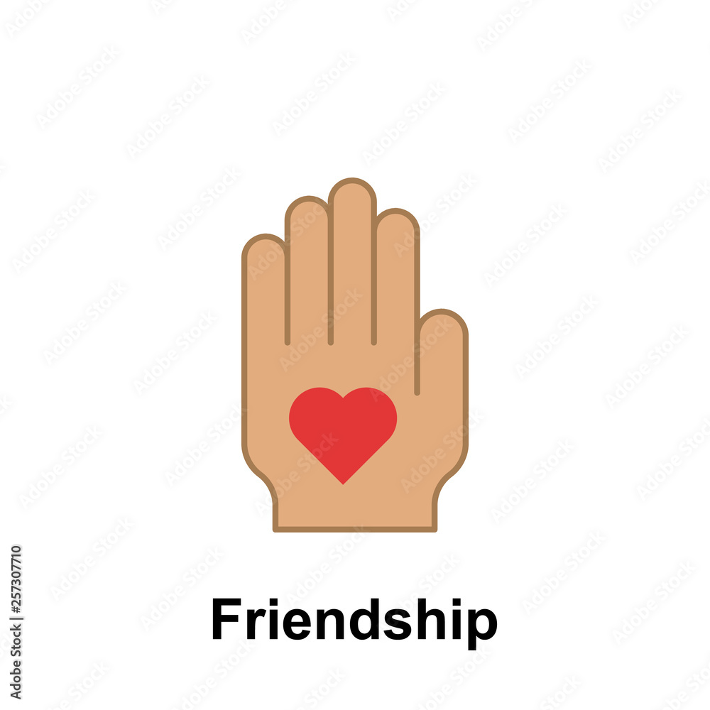 heart, hand color icon. Element of friendship icon. Premium quality graphic design icon. Signs and symbols collection icon for websites, web design, mobile app heart, hand color icon. Element of friendship icon. Premium quality graphic design icon. Signs and symbols collection icon for websites, web design, mobile app