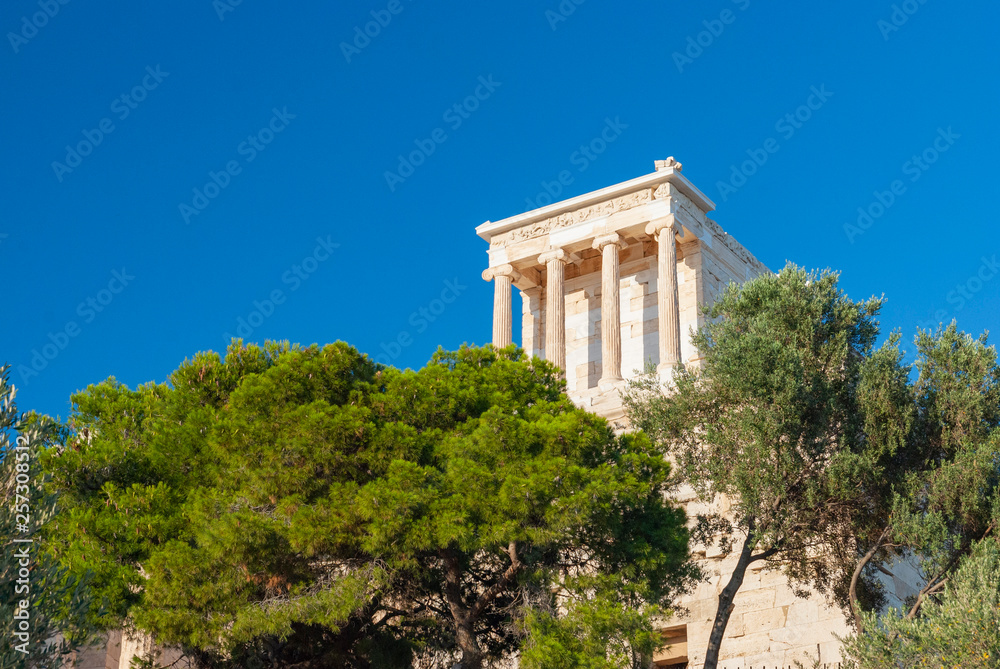 Temple of Athena Nike on the Acropolis in Athens, Greece UNESCO World Heritage