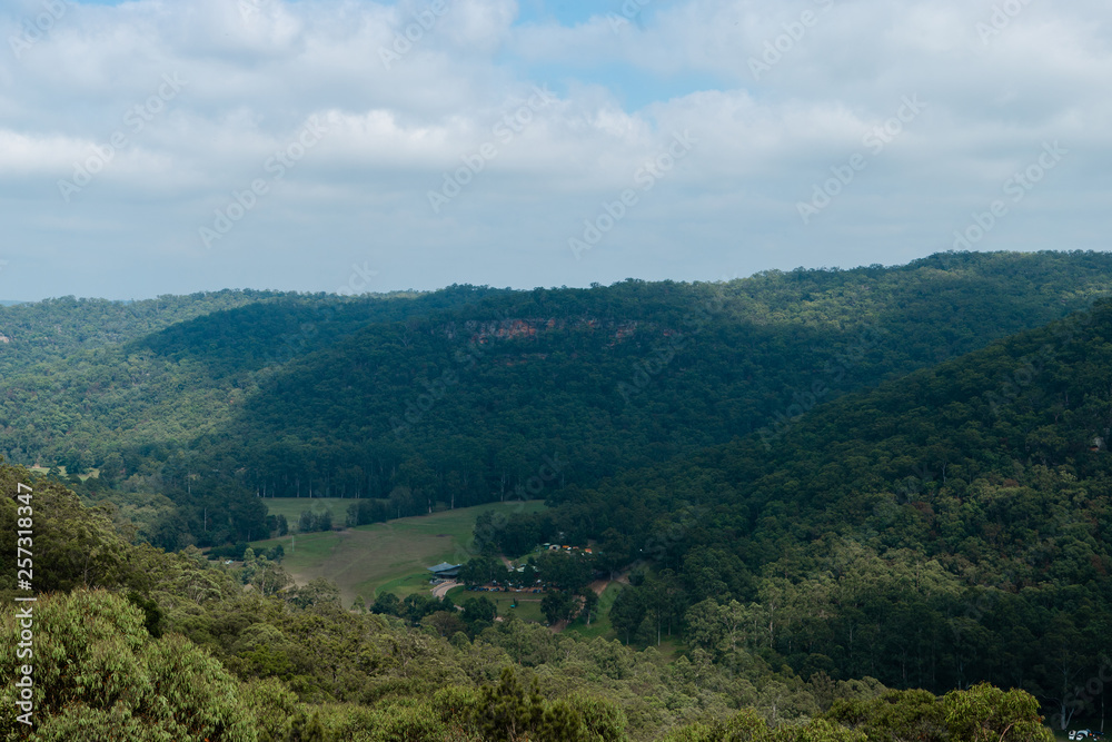 Fototapeta premium Glenworth Valley scenery from the lookout. NSW, Australia.