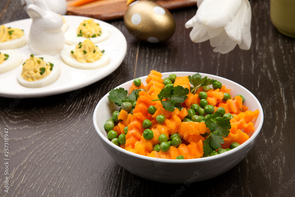 Butternut Squash with Green Peas Sidedish Butternut Squash with Green Peas Sidedish