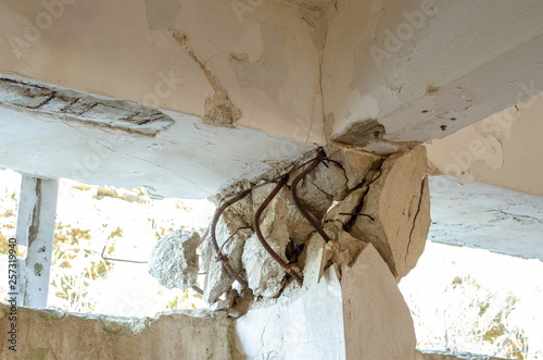 Imperfections arising from weak constraction, necking weak column areas. can crumble a building