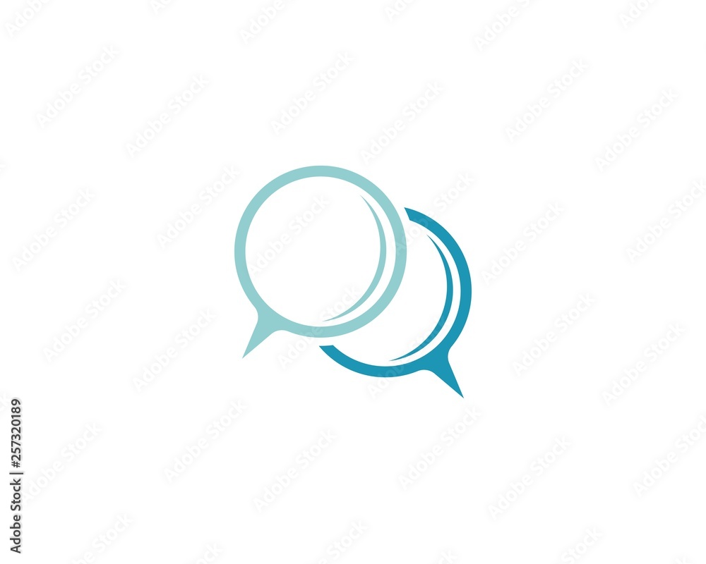 Speech bubble logo Speech bubble logo