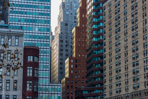 Tablou pe pânză Sunset in Downtown Manhattan