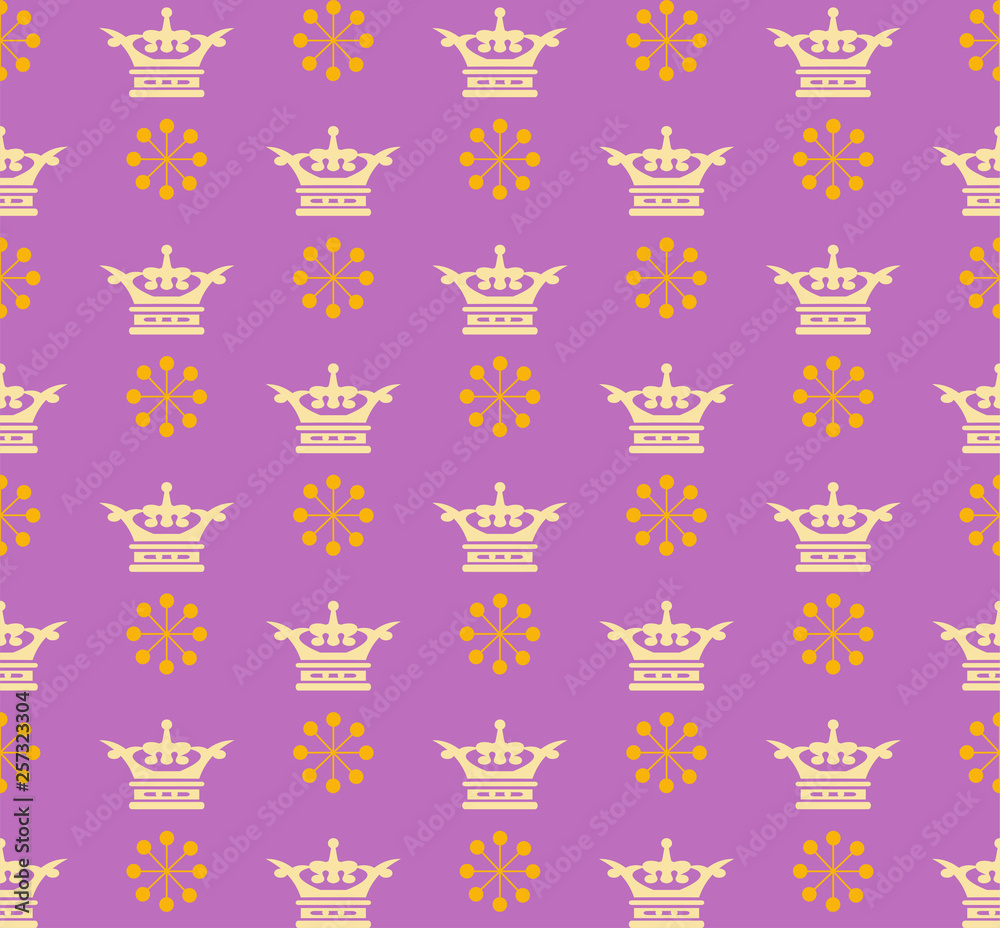 seamless pattern with crowns seamless pattern with crowns