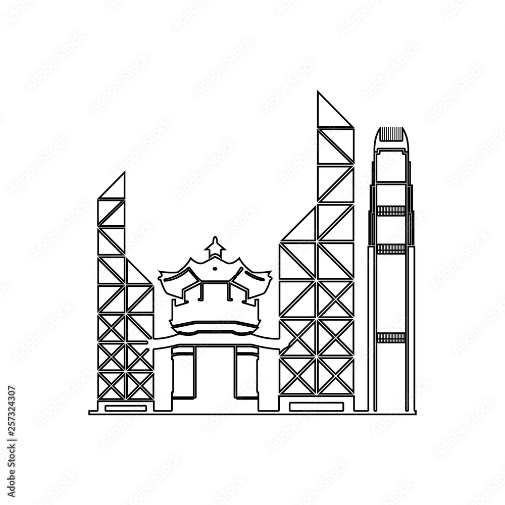 cityscape China icon. Element of Cityscape for mobile concept and web apps icon. Outline, thin line icon for website design and development, app development cityscape China icon. Element of Cityscape for mobile concept and web apps icon. Outline, thin line icon for website design and development, app development