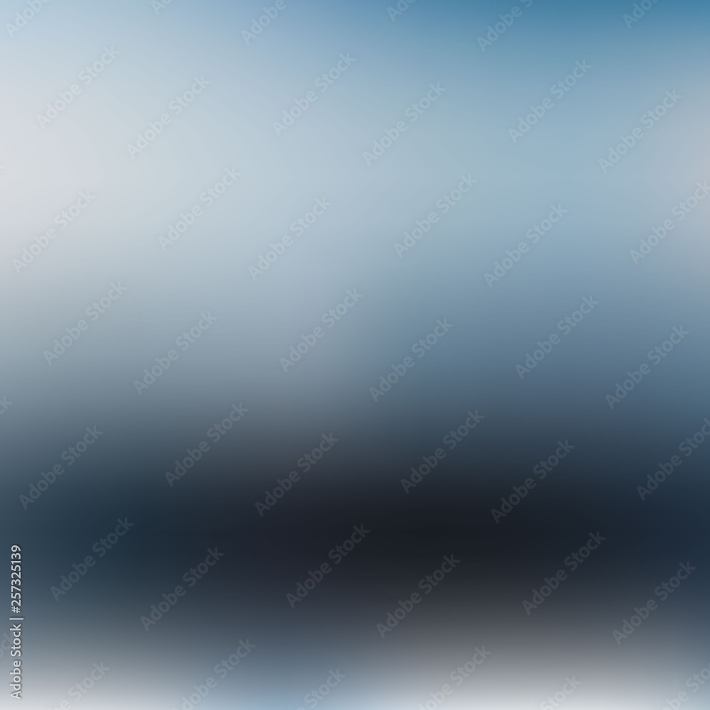 Abstract blur multicolored  background in blue and gray colors