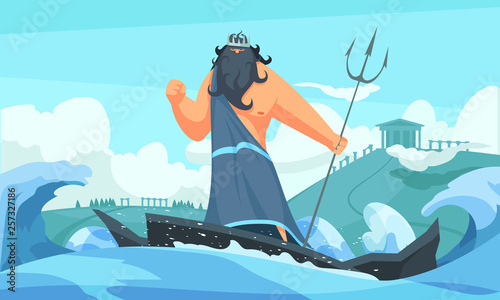 Ancient God Poseidon