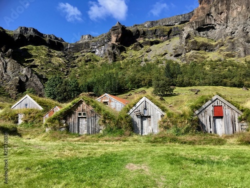 Casas antiguas en Islandia