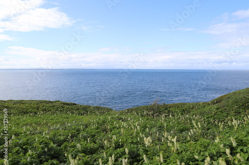 view of the sea and blue sky