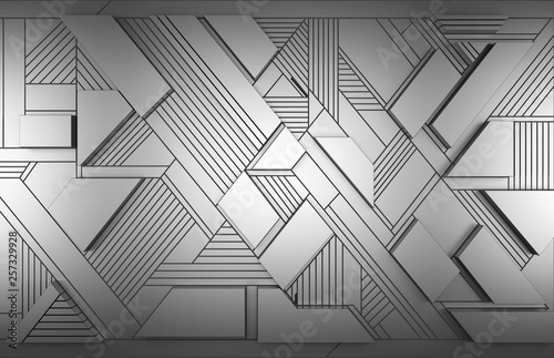 3D abstract background
