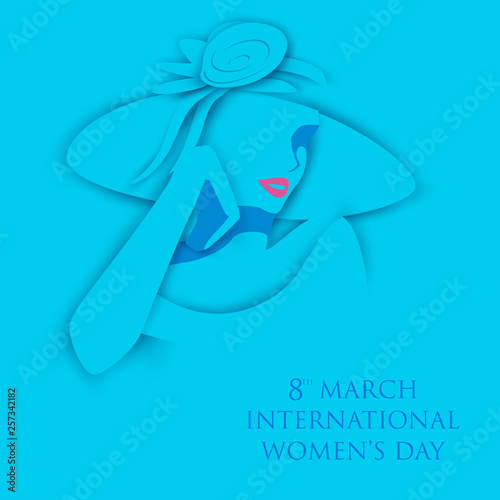 Happy International Women s Day 8th March greetings background