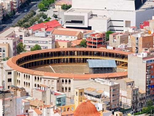 Bulls arena in Alicante from the air © Karol