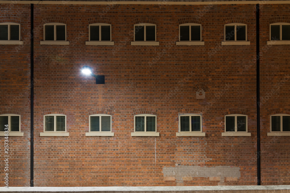 Exterior of old building in Hong Kong at night Exterior of old building in Hong Kong at night