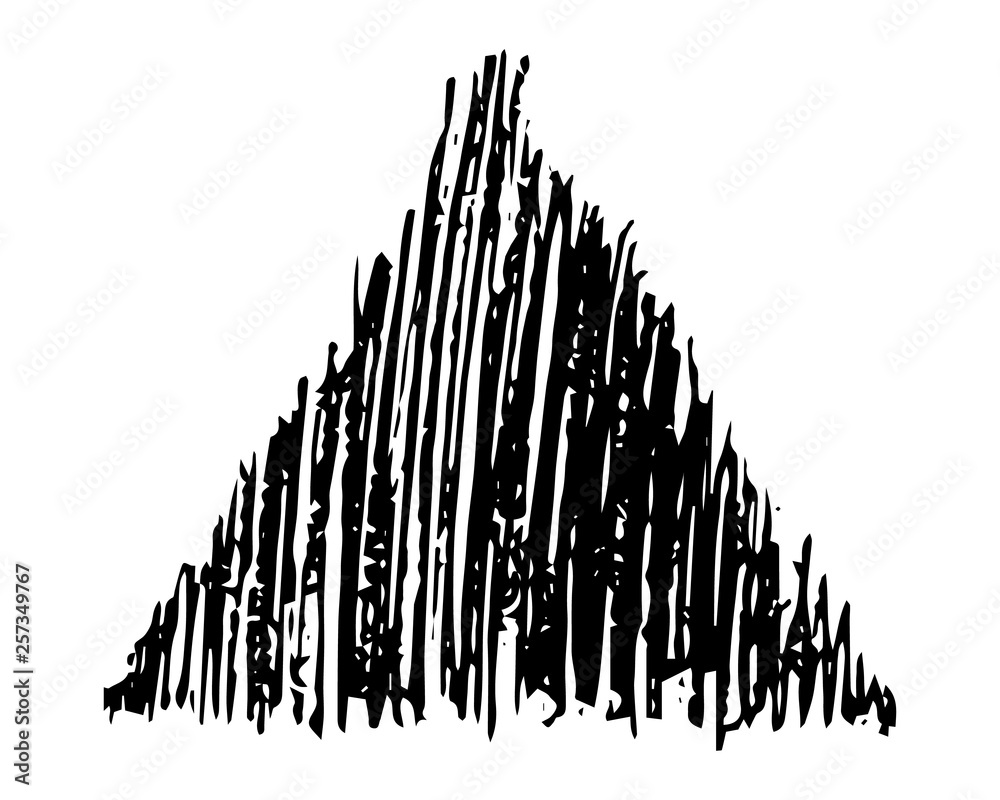 Hand drawn Pencil Scribble Triangle Hand drawn Pencil Scribble Triangle