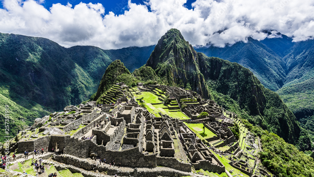 Ancient quarters of the Incas in Machu Picchu