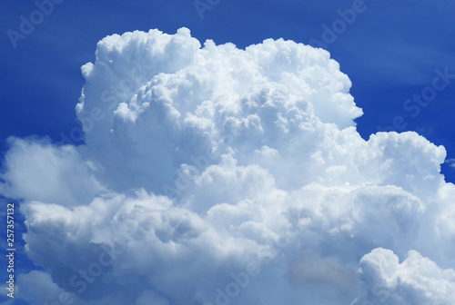 White cloudy sky background
