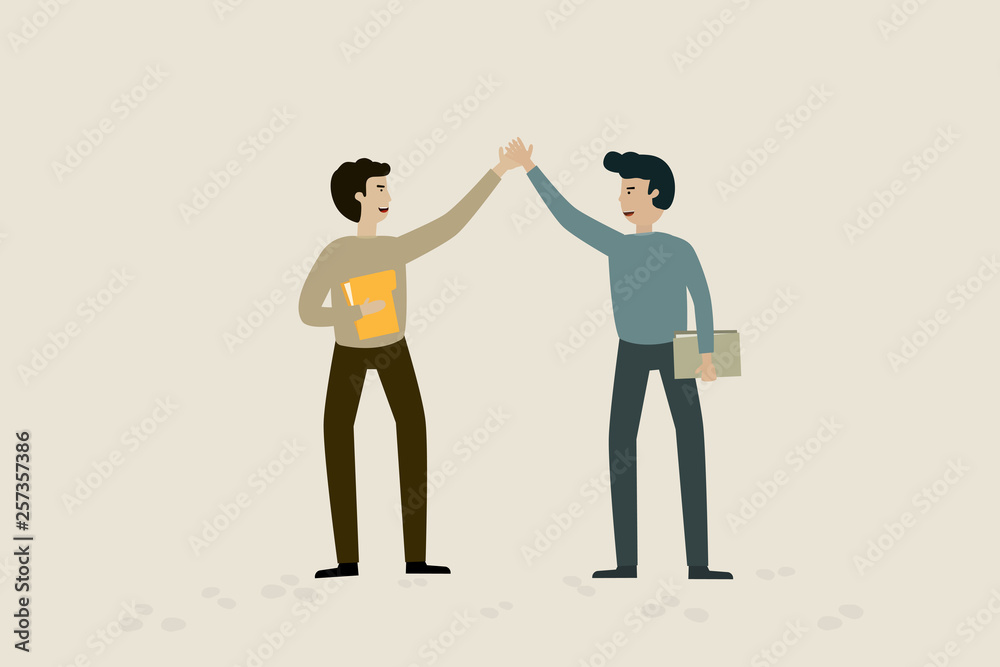 Agree to contract with businessman. Agree to contract with businessman.