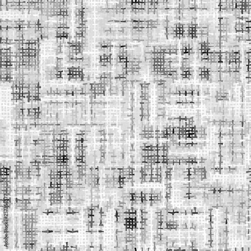 Imitation of a texture of tweed fabric Seamless pattern. photo