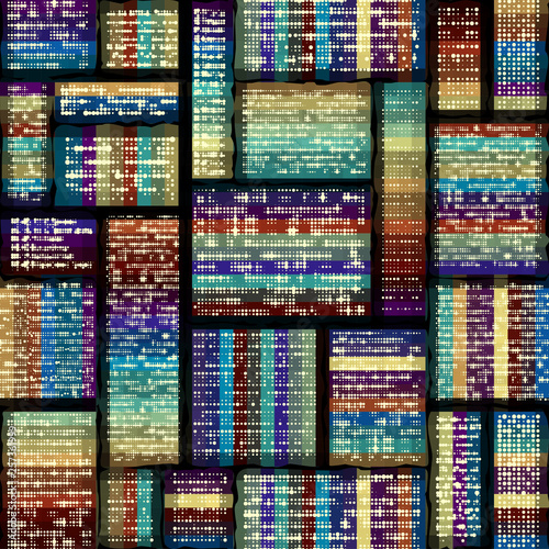 Imitation of a abstract vintage newspaper. Unreadable text.