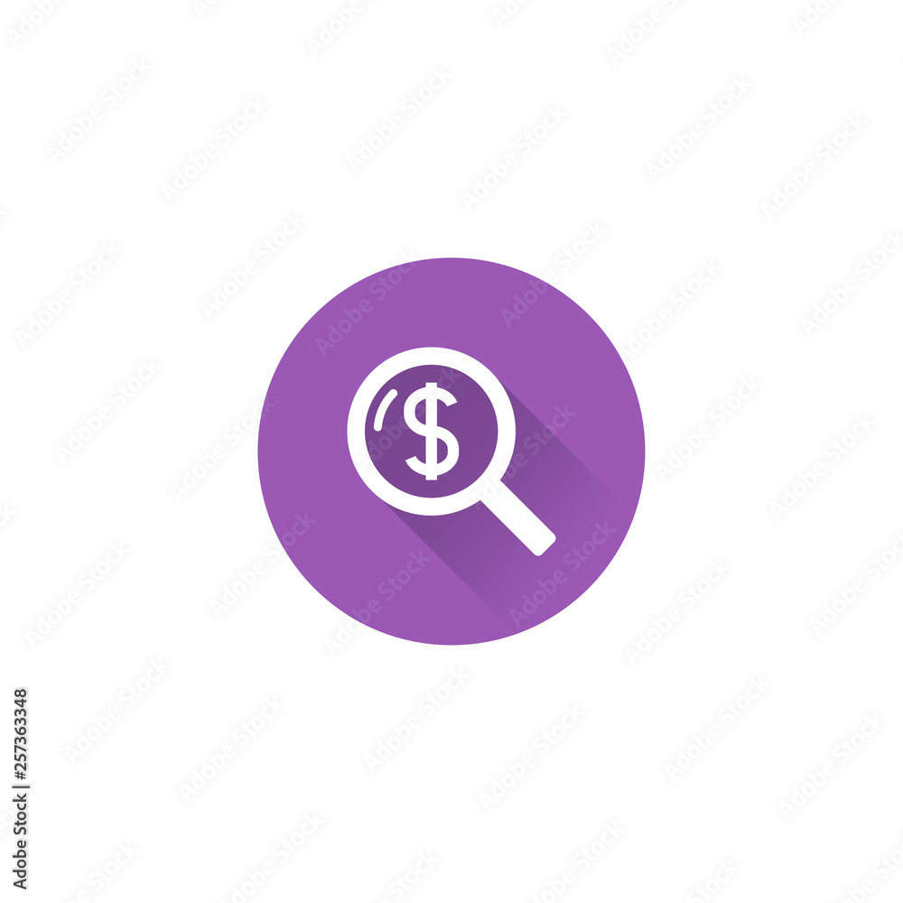 search money icon vector illustration search money icon vector illustration