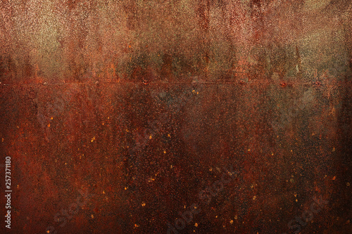 Rusty metal cooper texture background. photo