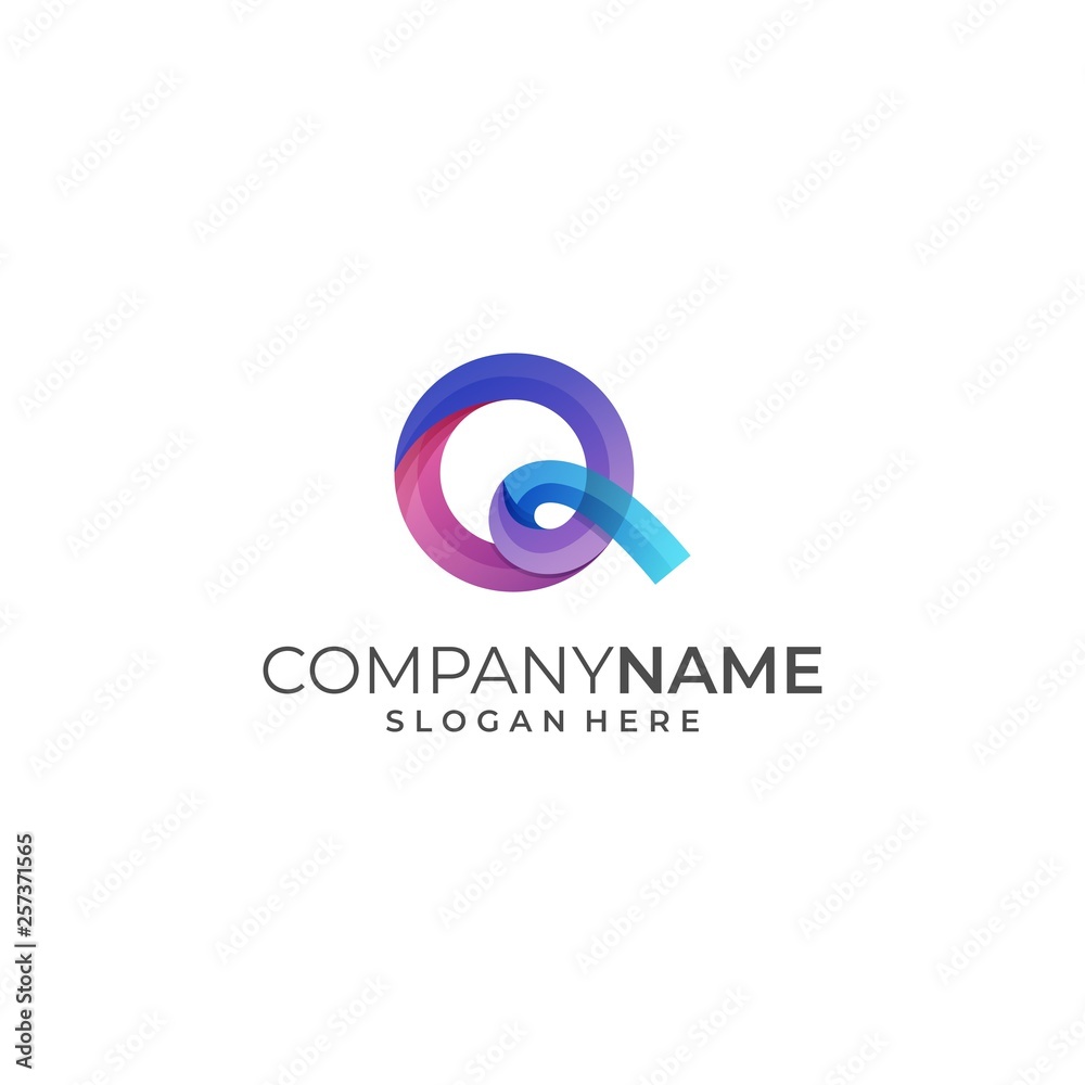 Letter Q illustration Design vector template Letter Q illustration Design vector template