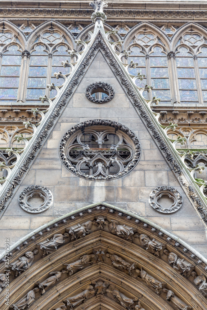 Obraz premium Notre-Dame de Paris exterior
