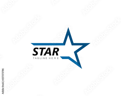Star Logo Template vector icon illustration design 
