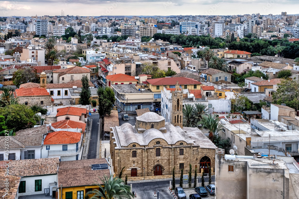 Panoramic view of Nicosia, Cyprus