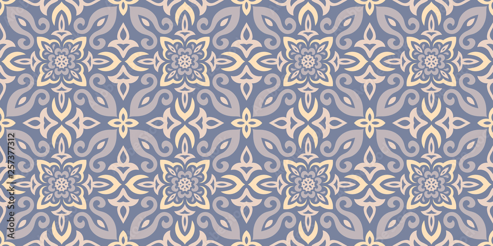 Azulejos Tile Vector Seamless Pattern