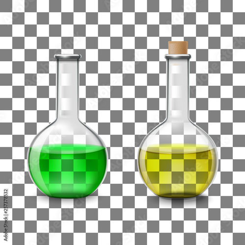 chemical Glass flasks