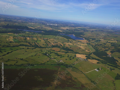 England aus der Luft - Landschaften bei Leeds von oben © Roman